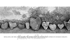 Klappkarte - Spuren in unseren Herzen von Joanna Morani