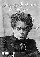 Postkarte - Heute in mich gegangen von Karl Valentin