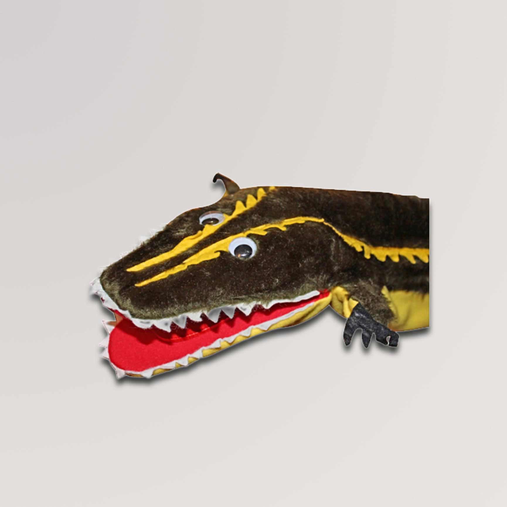 Handpuppe Krokodil (lang) von Kersa