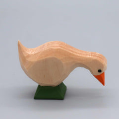 Gans, fressend von Lotte Sievers-Hahn