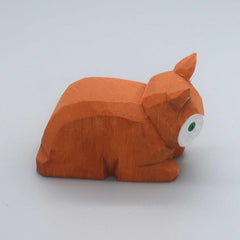 Katze, liegend, hellbraun von Lotte Sievers-Hahn