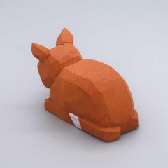 Katze, liegend, hellbraun von Lotte Sievers-Hahn