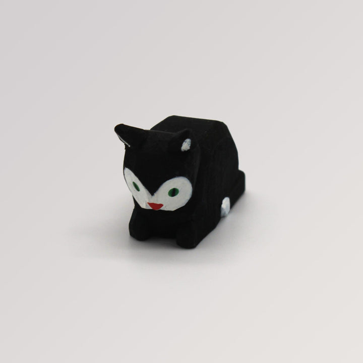 Katze, liegend, schwarz von Lotte Sievers-Hahn