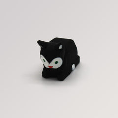 Katze, liegend, schwarz von Lotte Sievers-Hahn