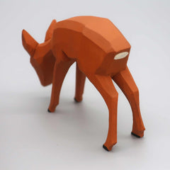 Reh, äsend von Lotte Sievers-Hahn