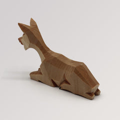 Ziege hell, liegend von Lotte Sievers-Hahn