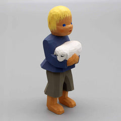 Hirte mit Lamm von Lotte Sievers-Hahn