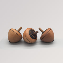 Kreisel Blumen-Ei natur von Mader Kreiselmanufaktur