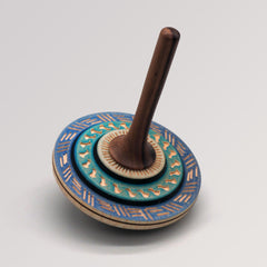 Kreisel Bonbon in blau von Mader Kreiselmanufaktur