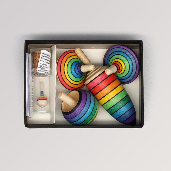 Kreisel Lernset Regenbogen in Box von Mader