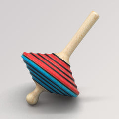 Kreisel Tukanino in rot-blau von Mader Kreiselmanufaktur