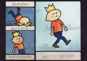 Postkarte - Der kleine König von Modern Times