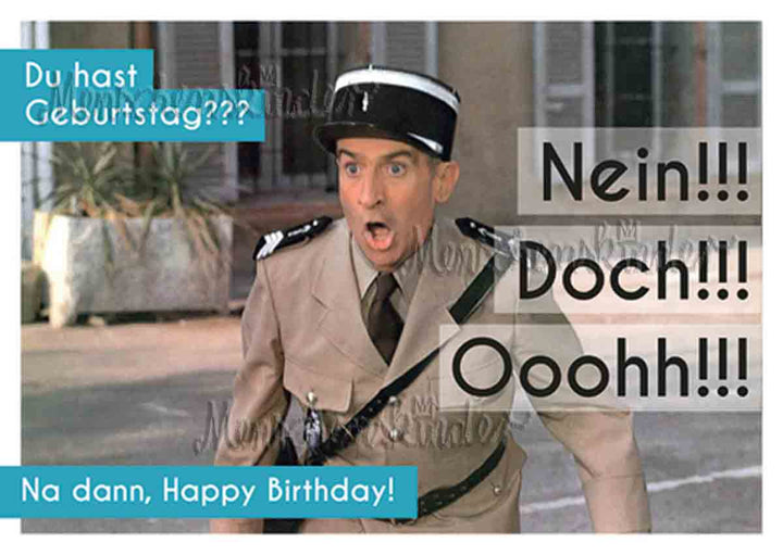 Postkarte - Du hast Geburtstag??? von Modern Times