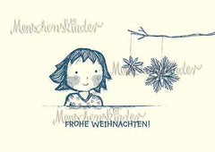 Postkarte - Frohe Weihnachten Zweig von Modern Times