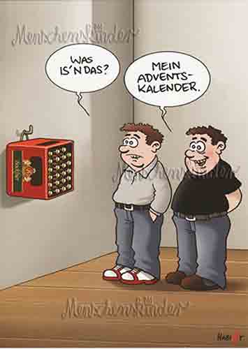 Postkarte - Mein Adventskalender von Modern Times