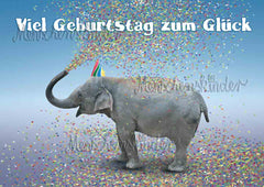 Postkarte - Viel Geburtstag zum Glück von Modern Times