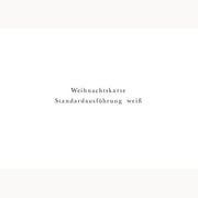 Postkarte - Weihnachtskarte Standardausführung Weiß von Modern Times