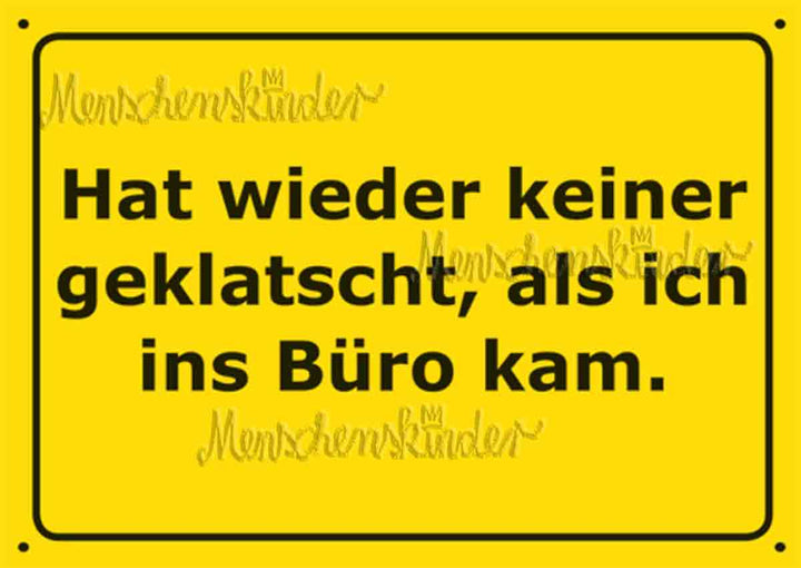 Postkarte - Wieder keiner geklatscht? von Modern Times