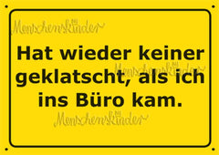 Postkarte - Wieder keiner geklatscht? von Modern Times