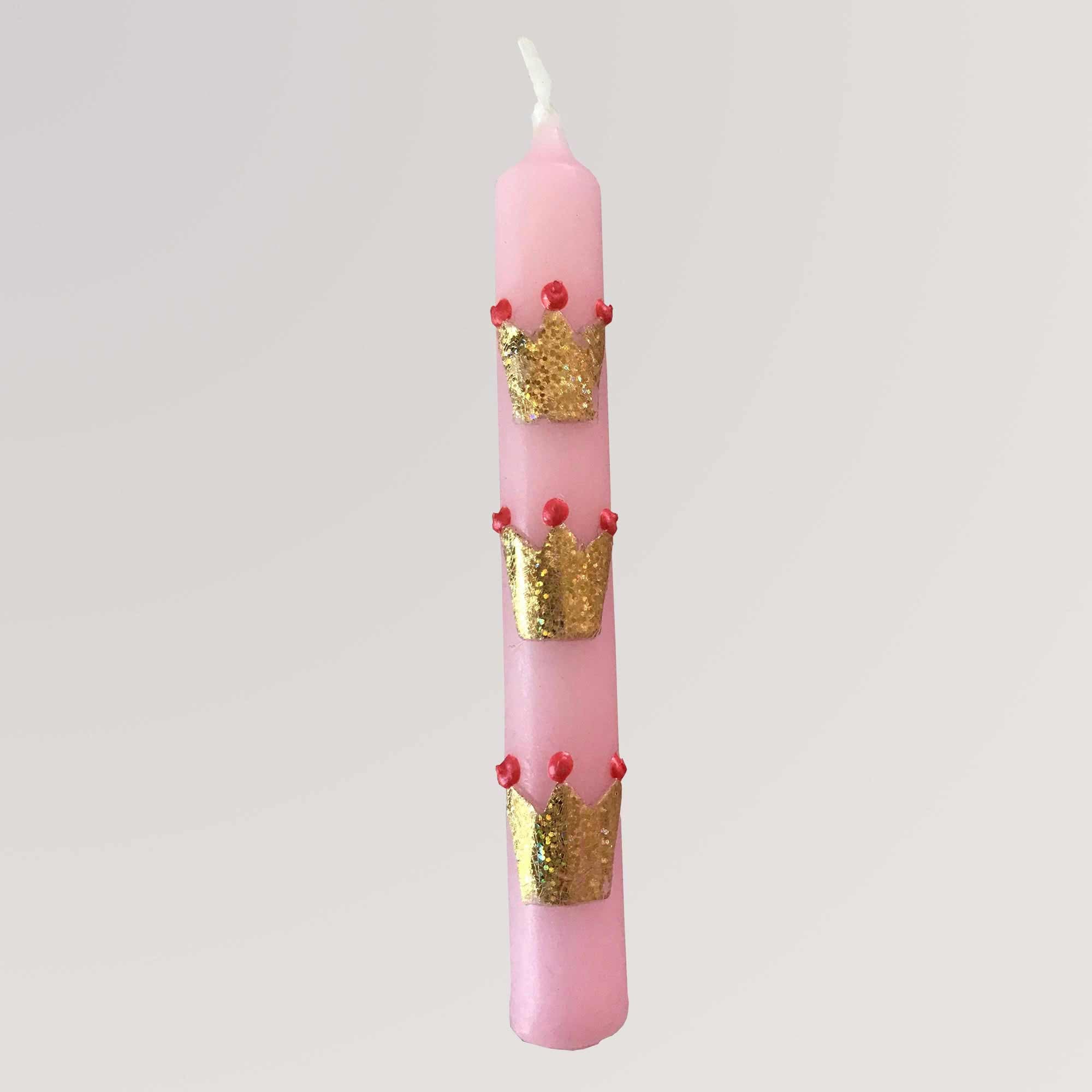 Geburtstagskerze Kronen von Kerzenkunst Monika Balz