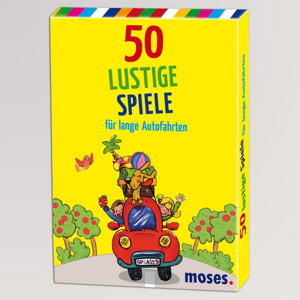 50 lustige Spiele für lange Autofahrten von Moses