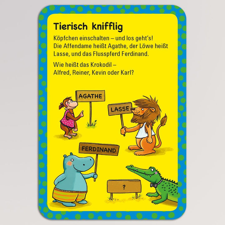 50 Reise-Regen-Rücksitz-Rätsel von Moses