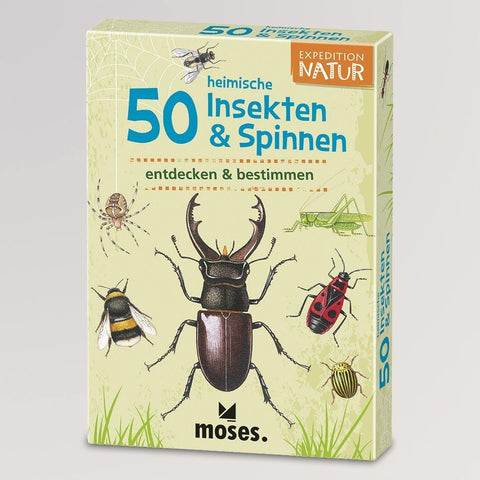 Expedition Natur - 50 Insekten & Spinnen von Moses