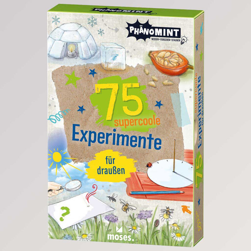 PhänoMINT - 75 supercoole Experimente für draußen von Moses