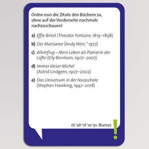 Pocket Quiz, Gedächtnistraining von Moses