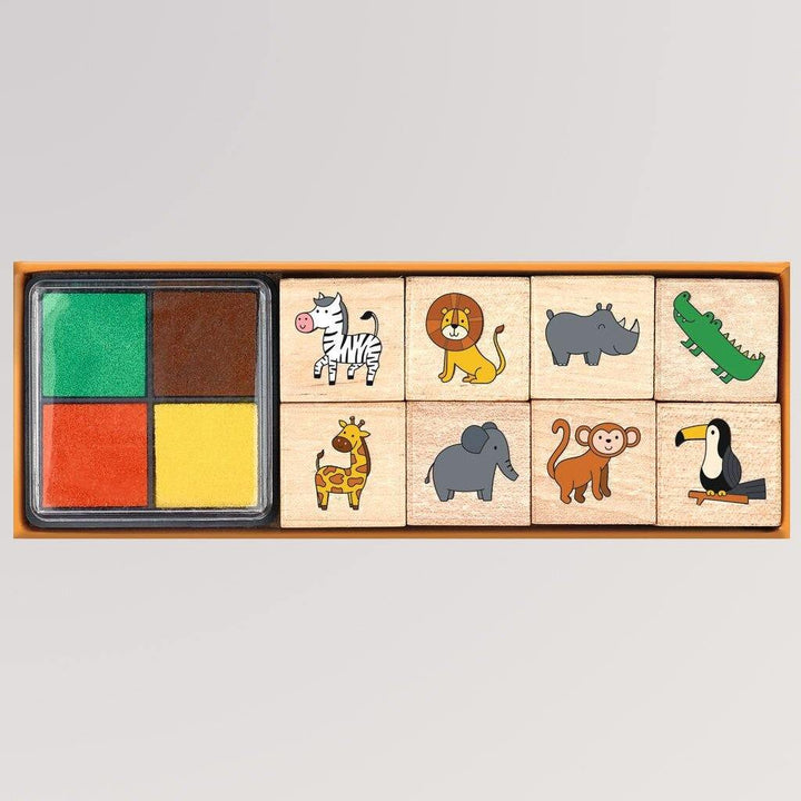 Stempelset Wilde Tiere von Moses