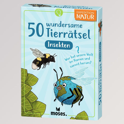 50 wundersame Tierrätsel, Insekten von Moses