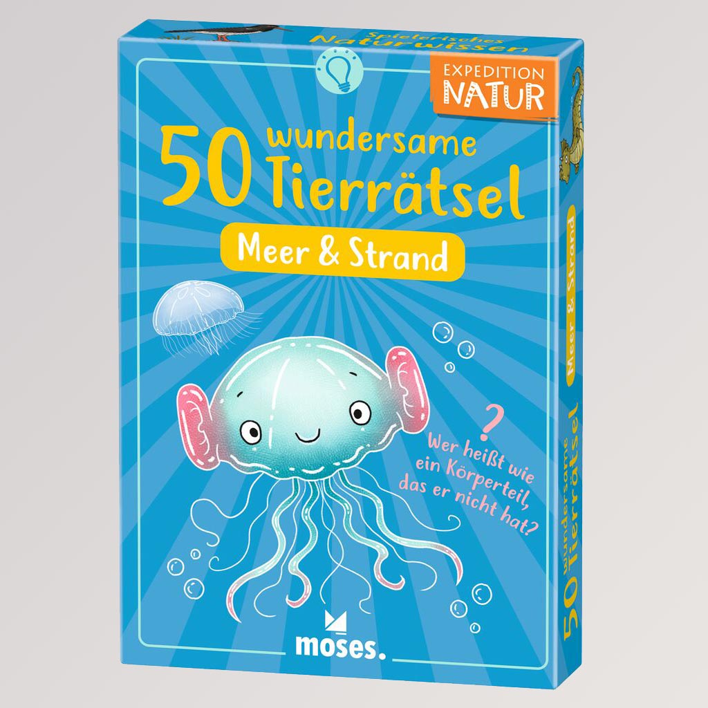 50 wundersame Tierrätsel, Meer & Strand von Moses