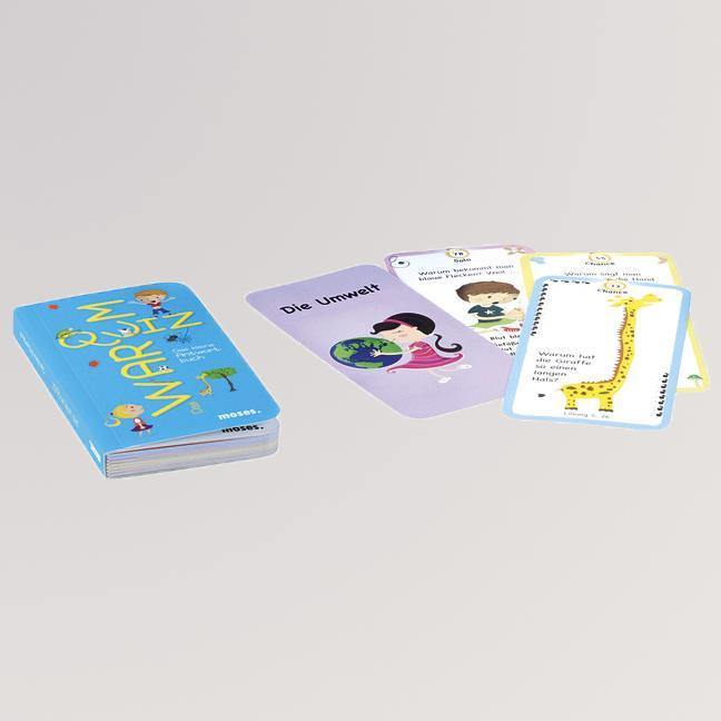 Moses Das Warum-Quiz - Gioco Di Carte Educativo In Tedesco, 100 Domande Per Bambini Da 6 Anni, 2-5 Giocatori