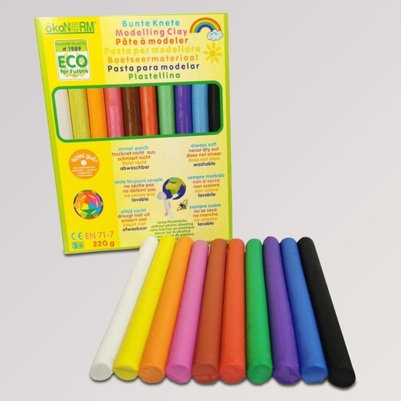 Bunte Knete, 10 Stangen von Ökonorm