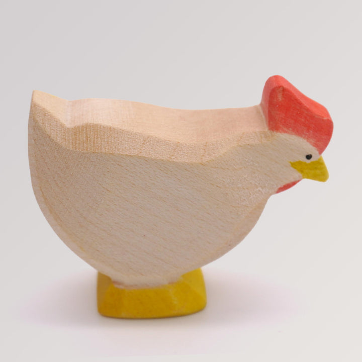 Huhn weiß stehend von Ostheimer