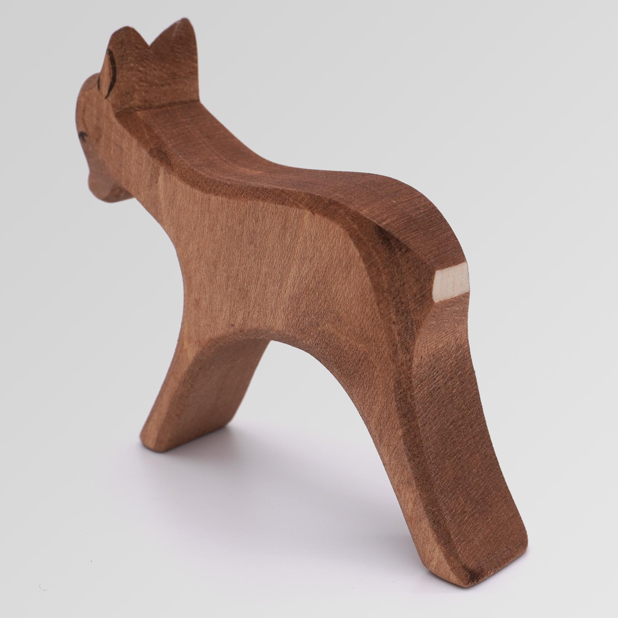 Ostheimer Schlittenhund-Spielfigur – Stehend, Aus Bio-Holz, Ca. 7 Cm Groß