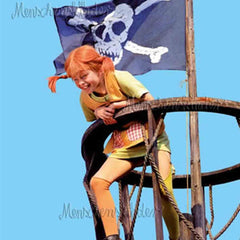 Postkarte - Pippi die Seeräuberin von Pippi Langstrumpf