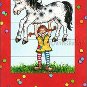 Ziehkarte - Pippi (Klappkarte) von Pippi Langstrumpf