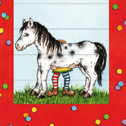 Ziehkarte - Pippi (Klappkarte) von Pippi Langstrumpf