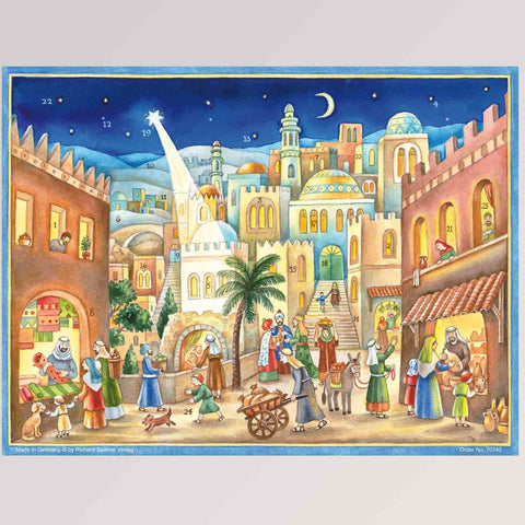 Adventskalender "Zu Bethlehem geboren" von Sellmer Verlag