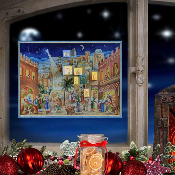 Adventskalender "Zu Bethlehem geboren" von Sellmer Verlag