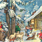 Adventskalender Klappkarte - Weihnachten mit den Tieren von Sellmer Verlag