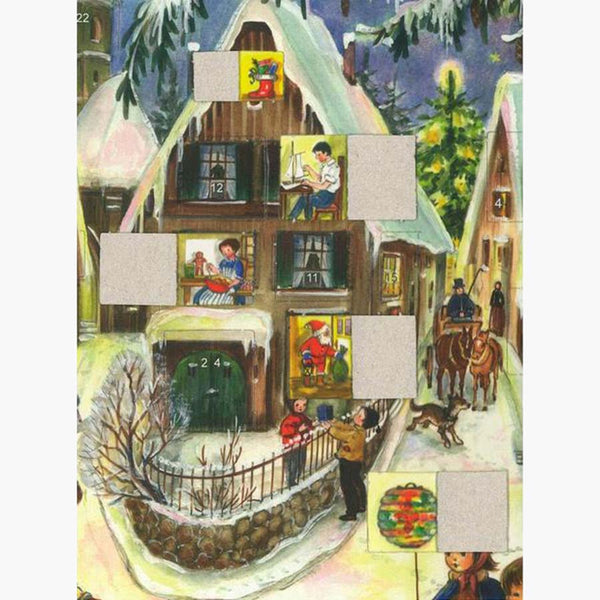 Adventskalender "Weihnachten im Dorf" von Sellmer Verlag