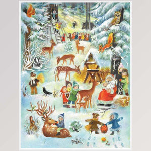 Adventskalender "Weihnachten im Wald" von Sellmer Verlag