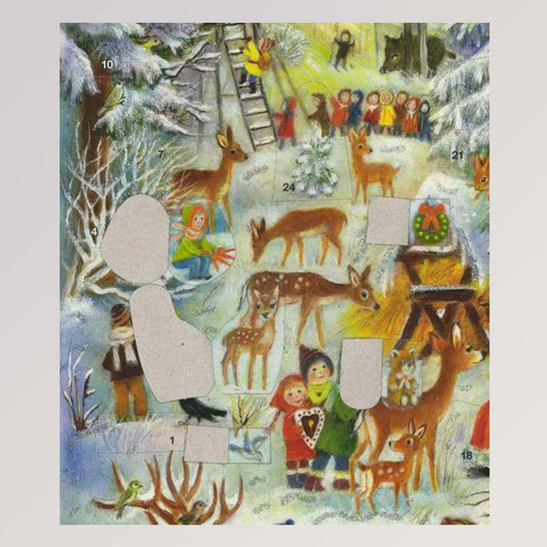 Adventskalender "Weihnachten im Wald" von Sellmer Verlag