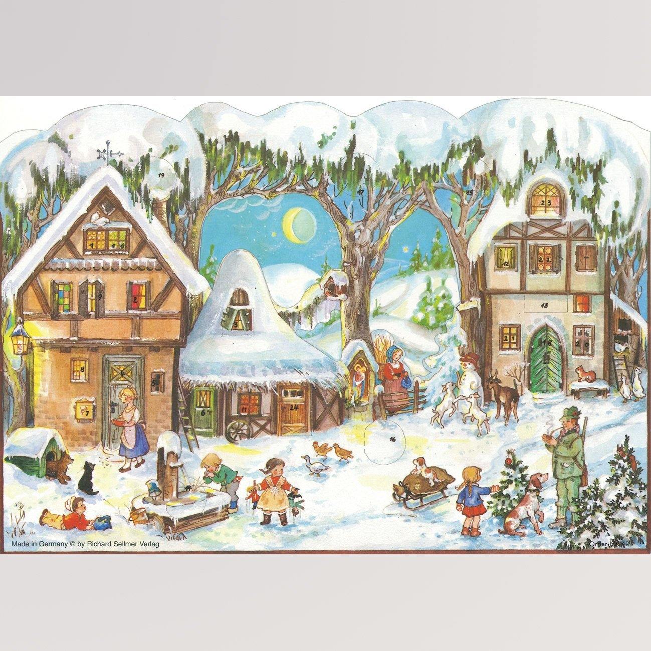 Adventskalender "Weihnacht auf dem Land" von Sellmer Verlag