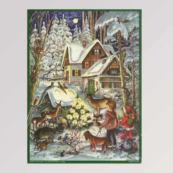 Adventskalender "Winter bei den Tieren" von Sellmer Verlag