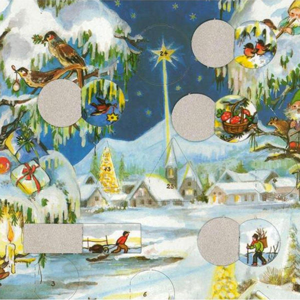 Adventskalender "Winterliches Dorf" von Sellmer Verlag
