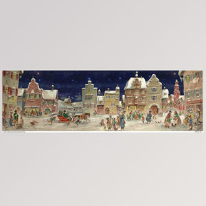 Adventskalender "Winterliches Treiben auf dem Marktplatz" von Sellmer Verlag