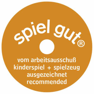 "Spiel Gut" Siegel für Holztiger Holzfiguren